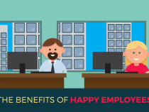 Happy Employees Equal Success (Infographic)